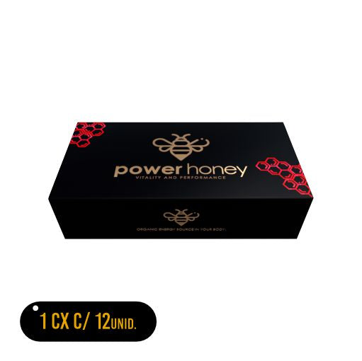 Mel do Amor Power Honey 1 Caixa Fechada sachê 15g