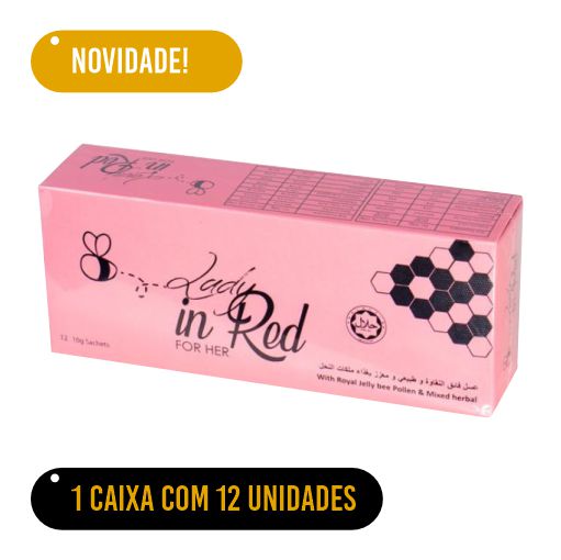 Melzinho do Amor Lady in Red Caixas fechada sachê 10g - Feminino